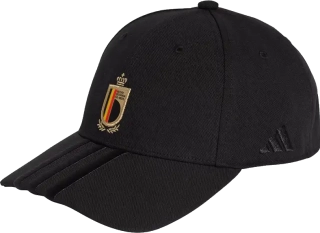Unisex fotbalová kšiltovka Adidas Belgie 2026 černá