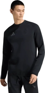Pánská cestovní mikina Adidas Real Madrid 25/26 Tiro Travel černá