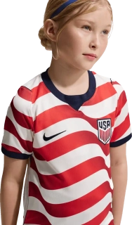 Dětský domácí fotbalový dres Nike USA 2026 bílo-červený