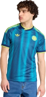 Pánský venkovní fotbalový dres Adidas Originals Kolumbie 2026 modrý