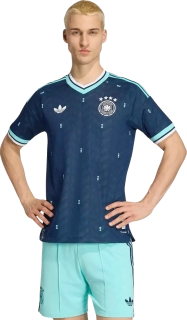 Pánský venkovní zápasový dres Adidas Originals Německo 2026 modrý