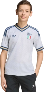 Dětský venkovní fotbalový dres Adidas Originals Itálie 2026 bílý