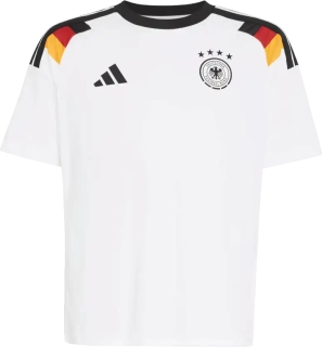Dětský domácí fanouškovský dres Adidas Německo 2026 bílý