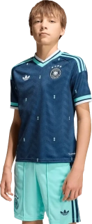 Dětský venkovní fotbalový dres Adidas Originals Německo 2026 modrý