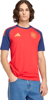 Pánský domácí fanouškovský dres Adidas Španělsko 2026 červený