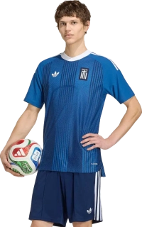 Pánský venkovní zápasový dres Adidas Originals Řecko 2026 modrý