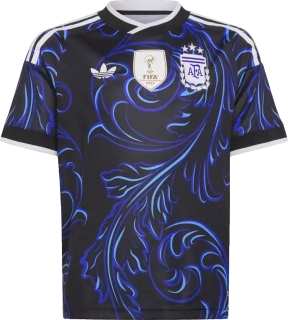 Dětský venkovní fotbalový dres Adidas Originals Argentina 2026 černý