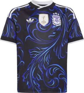 Dětský venkovní dres Adidas Originals Argentina 2026 Messi 10 černý