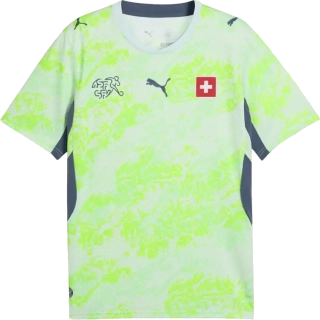 Pánský venkovní fotbalový dres Puma Švýcarsko 2026 zelený