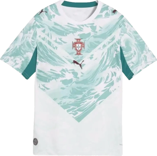 Dětský venkovní fotbalový dres Puma Portugalsko 2026 máta