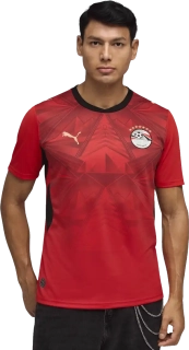 Pánský domácí fotbalový dres Puma Egypt 2026 červený