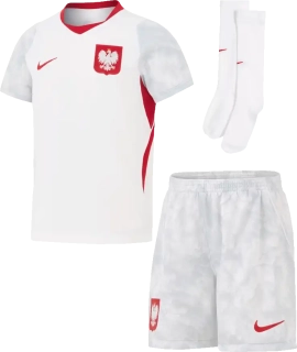 Dětská domácí souprava Nike Polsko 2026 pro malé děti bílá