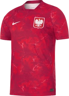 Pánský venkovní fotbalový dres Nike Polsko 2026 červený