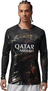 Pánský čtvrtý fotbalový dres Nike PSG 25/26 Night Edition DR černý