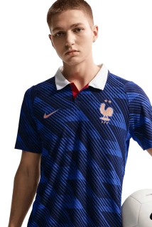 Pánský domácí zápasový fotbalový dres Nike Francie 2026 modrý