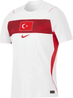 Pánský venkovní zápasový fotbalový dres Nike Turecko 2026 bílý