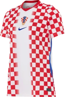 Dámský domácí fotbalový dres Nike Chorvatsko 2026 bílo-červený