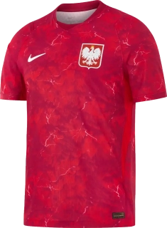 Pánský venkovní zápasový fotbalový dres Nike Polsko 2026 červený