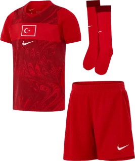 Dětská domácí fotbalová souprava Nike Turecko 2026 červená malé děti