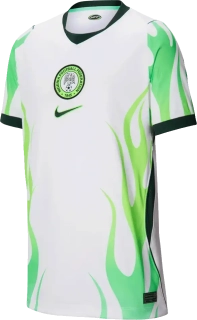 Dětský venkovní fotbalový dres Nike Nigérie 2026 bílý