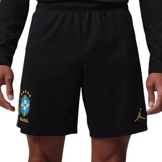 Pánské pleteninové kraťasy Nike Brazílie x Jordan 2026 Academy Pro černé