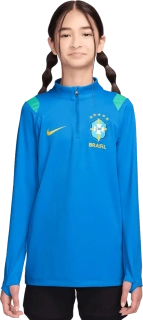 Dětská tréninková mikina Nike Brazílie 2026 Academy Pro modrá