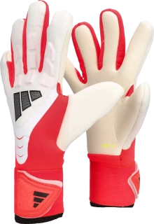 Dětské brankářské rukavice Adidas Predator Pro bílo-červené