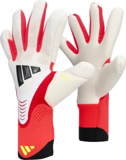 Pánské brankářské rukavice Adidas Predator Pro bílo-červené