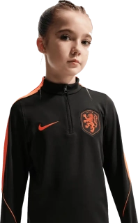 Dětská tréninková mikina Nike Nizozemí 2026 Strike černá