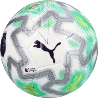 Fotbalový míč Puma Orbita Cup Premier League Thrill 25/26 velikost 4 šedý