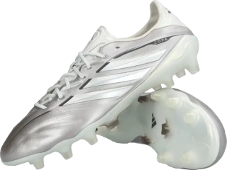 Pánské kopačky lisovky Adidas Copa Pure IV Elite FG stříbrné