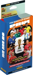 Balíček sběratelských karet Panini FIFA World Cup 2026 Adrenalyn XL Upgrade