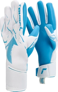 Pánské brankářské rukavice Reusch Fastgrip Aqua bílo-modré