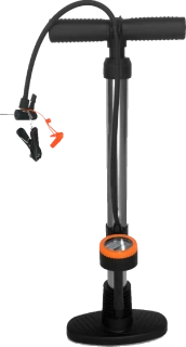 Ruční pumpička Yakimasport s manometrem 60 cm černá