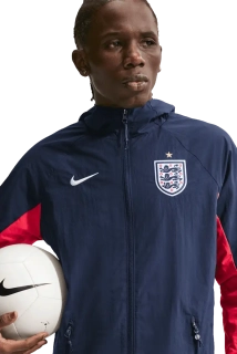 Pánská reprezentační bunda s kapucí Nike Anglie 2026 Woven modrá