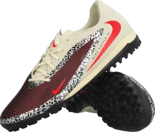 Pánské kopačky turfy Nike Phantom 6 Low Academy TF bordó-béžové