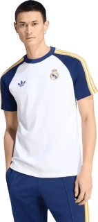 Pánské sportovní tričko Adidas Real Madrid 25/26 Originals Tee bílé