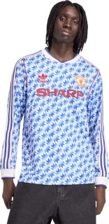Pánský venkovní retro dres Adidas Manchester United 1990 DR modrý