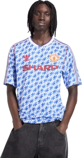 Pánský venkovní retro dres Adidas Manchester United 1990 modrý