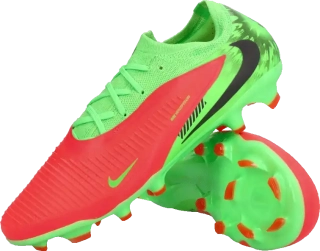 Pánské lisovky Nike Phantom 6 Low Pro Erling Haaland FG červeno-zelené