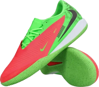 Pánské sálové kopačky Nike Phantom 6 Low Academy Erling Haaland IC červeno-zelené