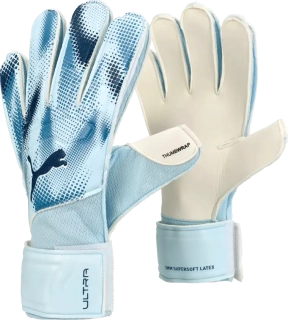 Pánské brankářské rukavice Puma Ultra Play RC blankytné