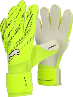 Pánské brankářské rukavice Puma Ultra Play RC limetka2