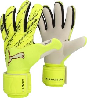 Pánské brankářské rukavice Puma Ultra Pro NC limetka