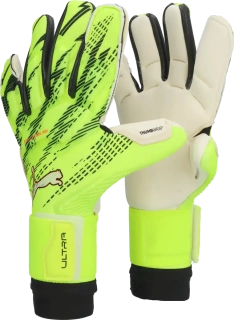 Pánské brankářské rukavice Puma Ultra Ultimate Hybrid limetka