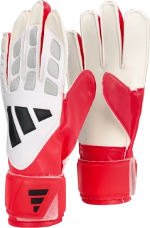 Dětské brankářské rukavice Adidas Predator Training bílo-červené