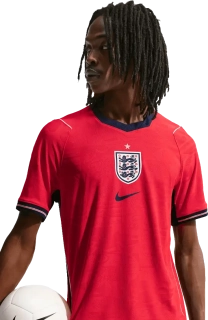 Pánský venkovní zápasový fotbalový dres Nike Anglie 2026 červený