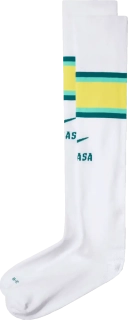 Pánské domácí fotbalové štulpny Nike Brazílie 2026 bílé