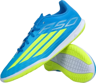 Dětské sálové kopačky Adidas F50 Club Messi IN modré