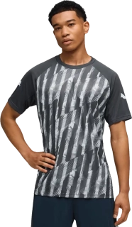 Pánský fotbalový dres Puma individualLIGA Graphic šedý